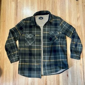 Freedom foundry super plush shirt jacket - large
